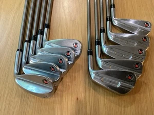 Golfworks TS1 Forged irons 4-GW, SW,LW Steelfiber I80 Reg Flex New Grips - Picture 1 of 10