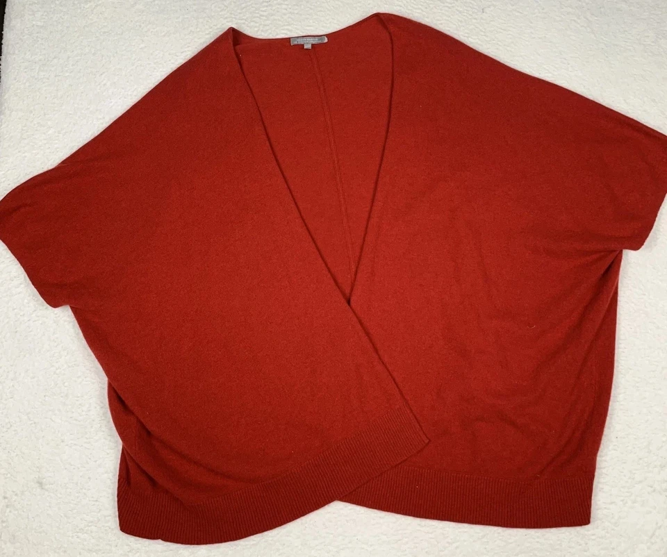 Neiman Marcus Cashmere Collection Open Front Short Sleeve Cardigan 100% Cashmere - Image 1 of 4