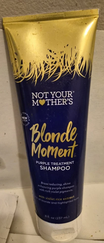 NOT YOUR MOTHERS Blonde Moment PURPLE Treatment SHAMPOO-8 OZ - Image 1 of 1