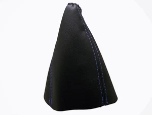 Hilo azul claro cuero genuino puño de cambio bolsa de cambio para PEUGEOT 807 2002-2009 - Imagen 1 de 1