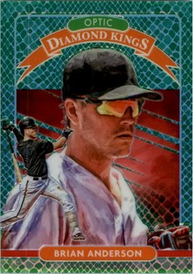 2020 Donruss Optic Green Dragon #6 Brian Anderson DK /84 - NM-MT