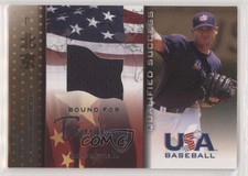 2007 USA Baseball Bound for Beijing Materials Jeff Farnsworth #GU-8