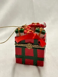 Hinged Trinket Box- Red Gift Bag - Picture 1 of 3