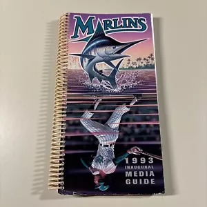 Vintage 1993 FLORIDA MARLINS Jeff Conine Media Guide - Picture 1 of 6