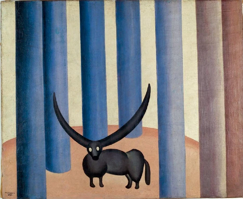 The Bull Art Print – Tarsila do Amaral 1928 – Brazilian Modernist Surrealism - Image 1 of 2