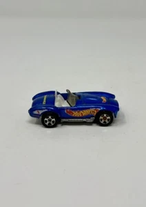 Hot Wheels 1982 Shelby Cobra Metallic Blue Mattel Malaysia Hood Opens Loose Car - Picture 1 of 13