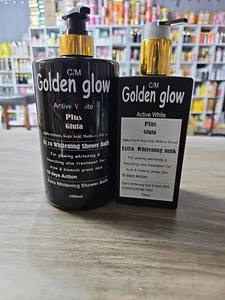 Golden Glow Body Milk 500ml Lotion Intensive Active Milk And Shower Bath - Picture 1 of 5