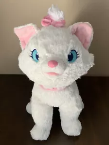 "Tienda Disney Aristocats Marie Gatito Blanco Gato Peluche Animal de Peluche 12" - Imagen 1 de 6