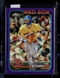 2024 TOPPS CROMO VIOLA /250 TREVOR STORY RED SOX - Foto 1 di 1