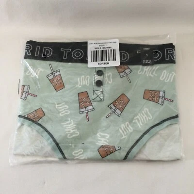 Panty descarado de algodón con estampado de café azul menta logotipo tórrido talla grande 1 NUEVO Foto 1 de 4