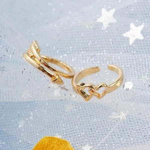 12/24PCs Adjustable Jewelry Silver Open Toe R ing Finger Set Foot New Rings 2024 - Picture 1 of 15