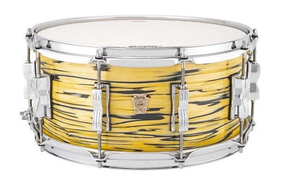 Ludwig Classic Maple 6.5x14" Lemon Oyster Kit Snare Drum USA Made | Auth Dealer - Image 1 of 4