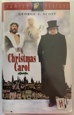 A Christmas Carol 1995 VHS Clamshell George C Scott VHSshopCom - Image 1 of 4