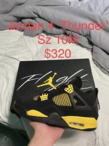 Size 10 - Jordan 4 Retro LS Low Thunder - Picture 1 of 1