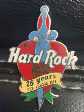 London Hard Rock Cafe 25 Years Pin / Pinback
