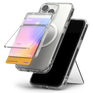 Ringke [Magnetic Stand Slot Card Holder] for Phone Case | Mag Safe Card Wallet - Picture 1 of 37