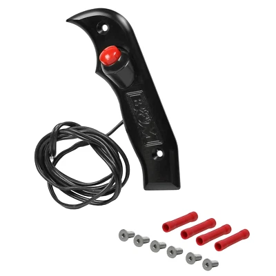 Алюминиевая боковая пластина переключателя рукоятки пистолета B&M Magnum с кнопкой 12 В - Изображение 1 из 4