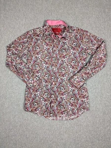 Elie Balleh Boys 12 Colorful Paisley Button Down Shirt Western Modern Flamboyant - Picture 1 of 13