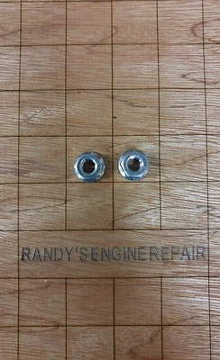 530015251 (2) Juego de 2 tuercas de barra de motosierra Poulan vendedor de EE. UU. Foto 1 de 3