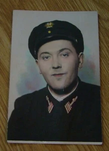 1950's Hungarian Military Serviceman Photo Hungary army navy old - Picture 1 of 4