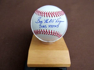 BILLY WAGNER " THE KID " 7 X A/S 422 SAVES SIGNED AUTO OML BASEBALL JSA BEAUTY - Picture 1 of 4