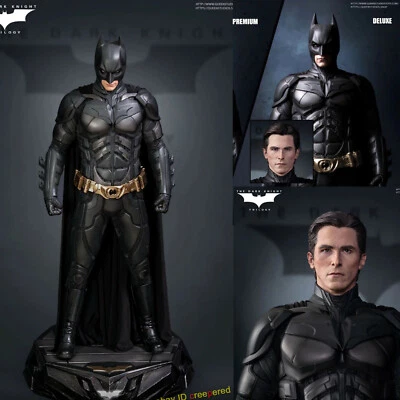 Queen Studios The Batman 1:3 Resin Rooted Hair Statue Model Dark Knight Deluxe - Image 1 of 4