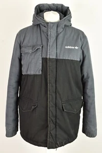 ADIDAS Blue Padded Jacket size 13-14Y Boys Full Zip Outdoors Outerwear - Picture 1 of 9