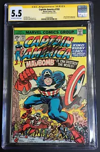 Captain America #193 1st Madbomb. Stan Lee SS CGC 5.5 1595829006 - Picture 1 of 2