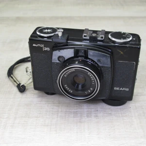 Sears Auto 35 Autowinder Camera with Rikenon Lens WORKS! - Picture 1 of 11