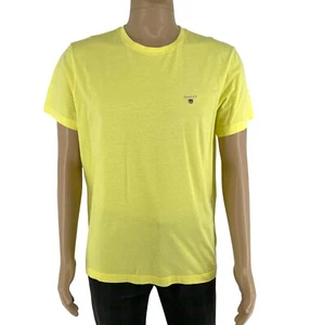 GANT Herren Gelb Original Rundhals Kurzarm Größe XL - Bild 1 von 10