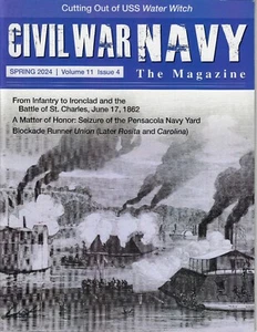 Civil War Navy Magazine 2024 Spring Cutting Out of USS Water Witch - Picture 1 of 3