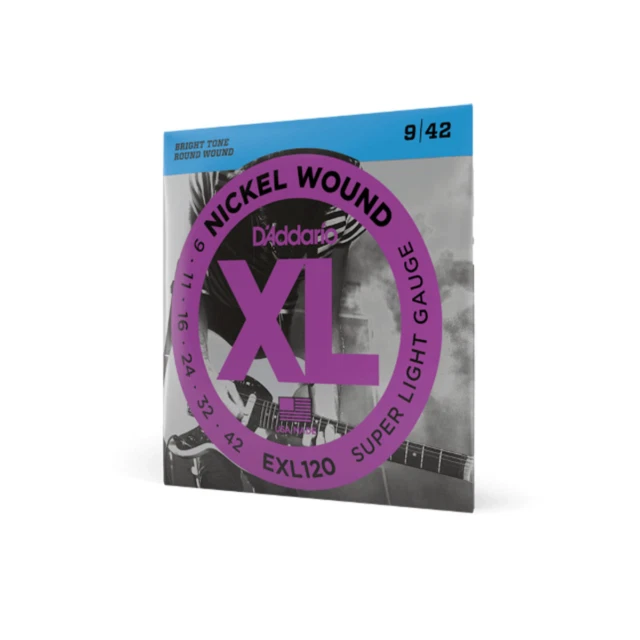 D'Addario EXL120 Nickel Steel Electric Guitar Strings - Extra Light