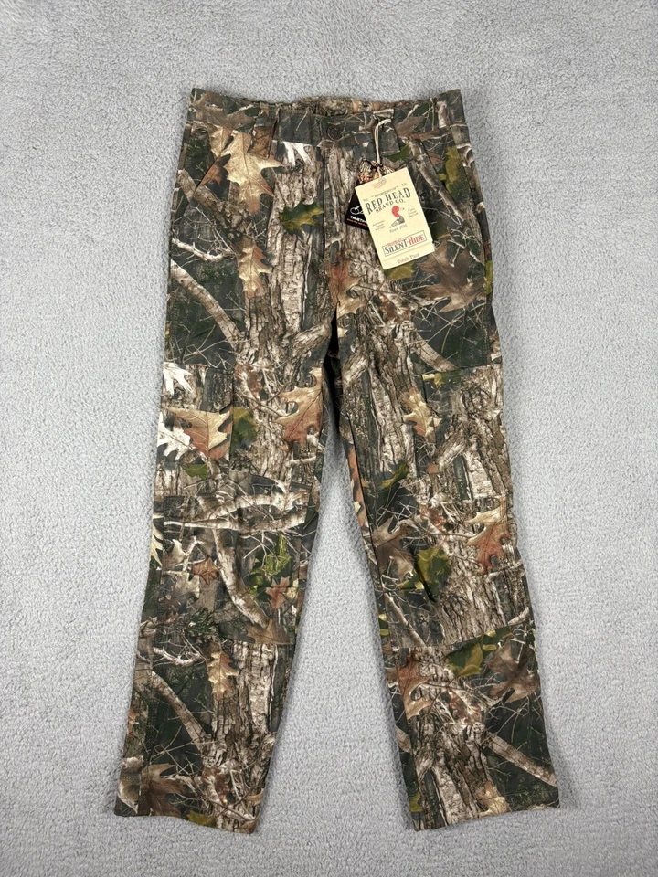 Red Head Cargo Pants Youth 2XL Camo Timber Silent Hide Hunting Travel Camping - Image 1 of 4