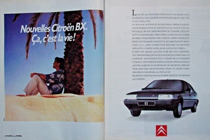 PUBLICITÉ DE PRESSE 1989 NOUVELLE CITROËN BX - Imagen 1 de 1