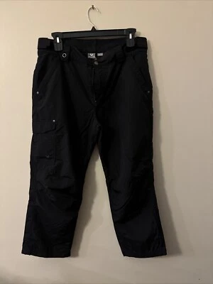 Men's Large WHITE SIERRA Black Insulated Ski Snow Pants - Image 1 of 3