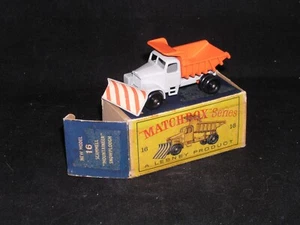 Lesney Matchbox #16 Scammell Mountaineer Snowplough Original Box - Picture 1 of 12