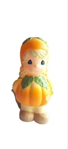 Halloween Blasform Precious Moments Licht Kunststoff Kürbis Mädchen Kostüm Herbst  - Bild 1 von 12