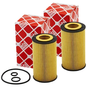 Ölfilter Motor Filter FEBI 108276 Set 2 Stück für Dodge Infiniti Jeep Mercedes  - Bild 1 von 6