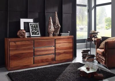 Kommode SYDNEY #107 Sideboard Wohnzimmerschrank Sheesham Palisander 187x77x46cm - Bild 1 von 4