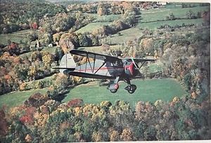 Milford Conneticut Bi-Plane Candlelight Farms Airport Vintage Postcard 1985 - Picture 1 of 5