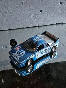 Lancia Rally 037 Automodello Burago Scala 1/24 Made In Italy Parti Lesionate - Foto 1 di 4