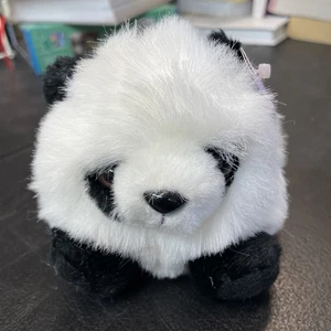 Puffkins Peter 1997 Panda Bear Mini 4 Inch Bean Bag Stuffed Toy By Swibco - Picture 1 of 1