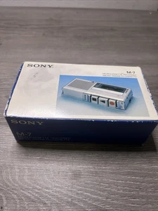 Vintage Sony Microcassette Corder Model M-7 Handheld Voice Audio Recorder Tested - Picture 1 of 5