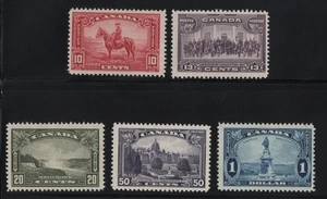 #223-227 Canada mint never hinged cv $180 - Picture 1 of 2