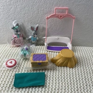 Vintage 1996 Fisher Price nascondiglio casa sull'albero cavo coniglietto mamma papà bambino - Foto 1 di 6