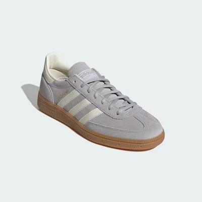 Adidas Originals Men's Grey White Handball Spezial Shoes IF7086 - Image 1 of 4