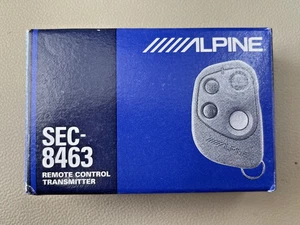 Old School Alpine SEC-8463 Remote Control Transmitter, FCC ID : LJL990201T, NOS - Picture 1 of 9