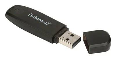 Intenso 3502470 16GB Rainbow USB 2.0 Flash Drive - Transparent Black 16GB Black - Image 1 of 4