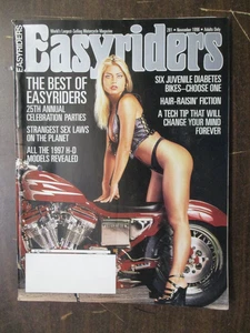 EASY RIDERS MOTORCYCLE MAGAZINE #281 NOVEMBER 1996 1997 HARLEY DAVIDSON MODELS - Picture 1 of 2