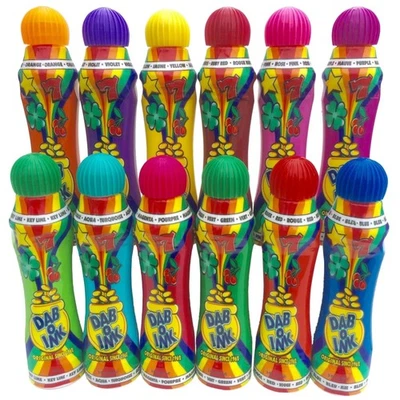 Water Resistant 12ct Bingo Daubers - 3oz Mixed Colors for Ultimate Fun - Image 1 of 3